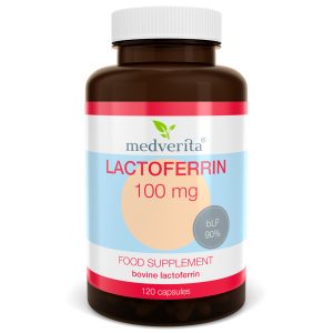 MEDVERITA LACTOFERRIN 100mg - 120 Capsules