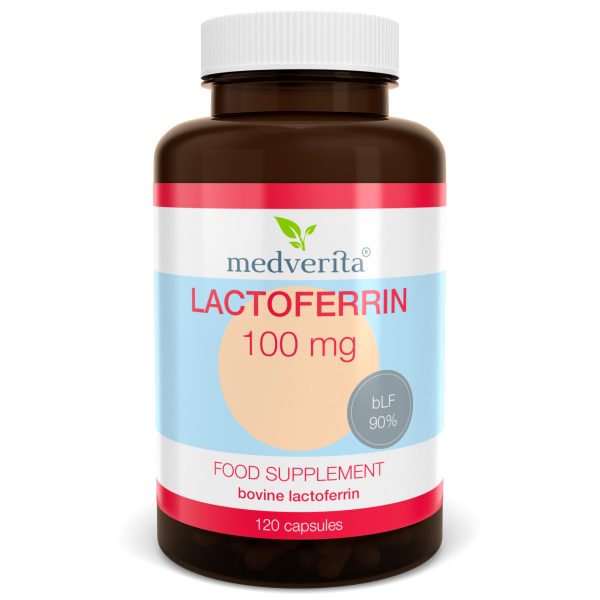 MEDVERITA LACTOFERRIN 100mg - 120 Capsules
