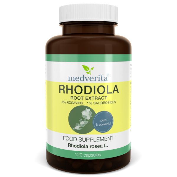 MEDVERITA RHODIOLA ROOT EXTRACT 3% ROSAVINS, 1% SALIDROSIDES