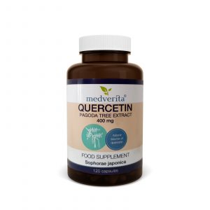 MEDVERITA QUERCETIN 400 mg 98% JAPANESE TREE EXTRACT – 120 CAPSULES