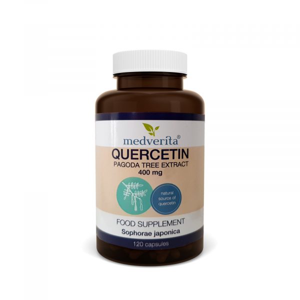 MEDVERITA QUERCETIN 400 mg 98% JAPANESE TREE EXTRACT – 120 CAPSULES
