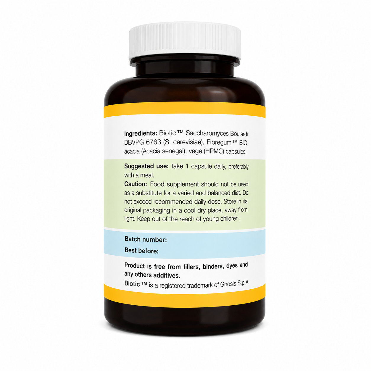 Medverita Saccharomyces boulardii – Supplement Facts